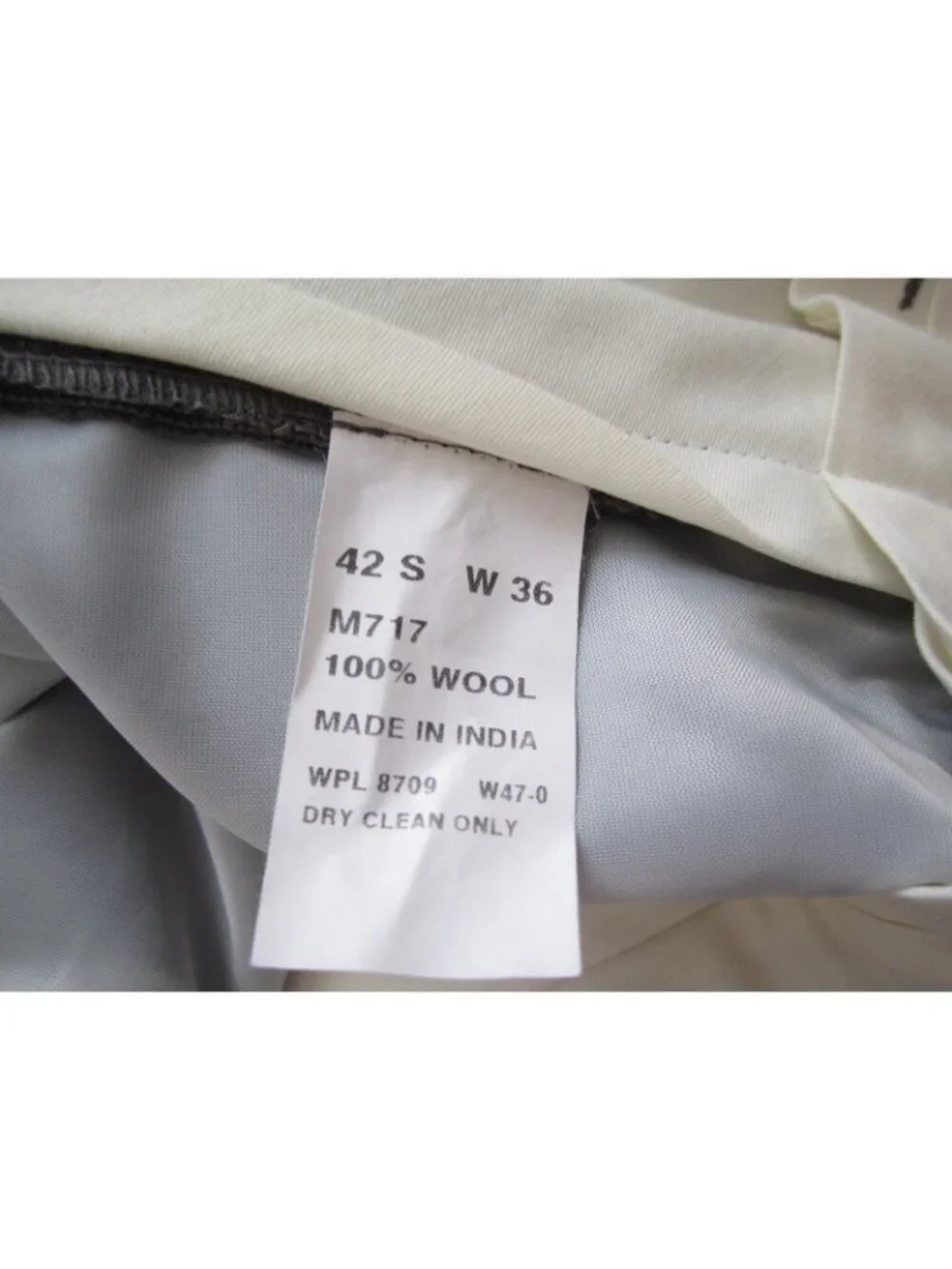 Nautica Men Sz 36W Gray 100% Wool Pleated Cuffed Pants Office Corporate Academia